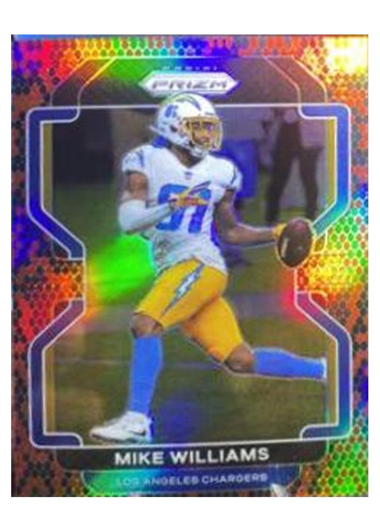 2021 Panini Prizm Base Set Mike Williams #167 card