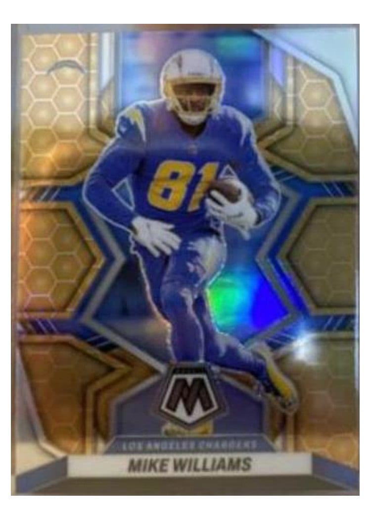 2022 Panini Mosaic Base Set Mike Williams #104 card