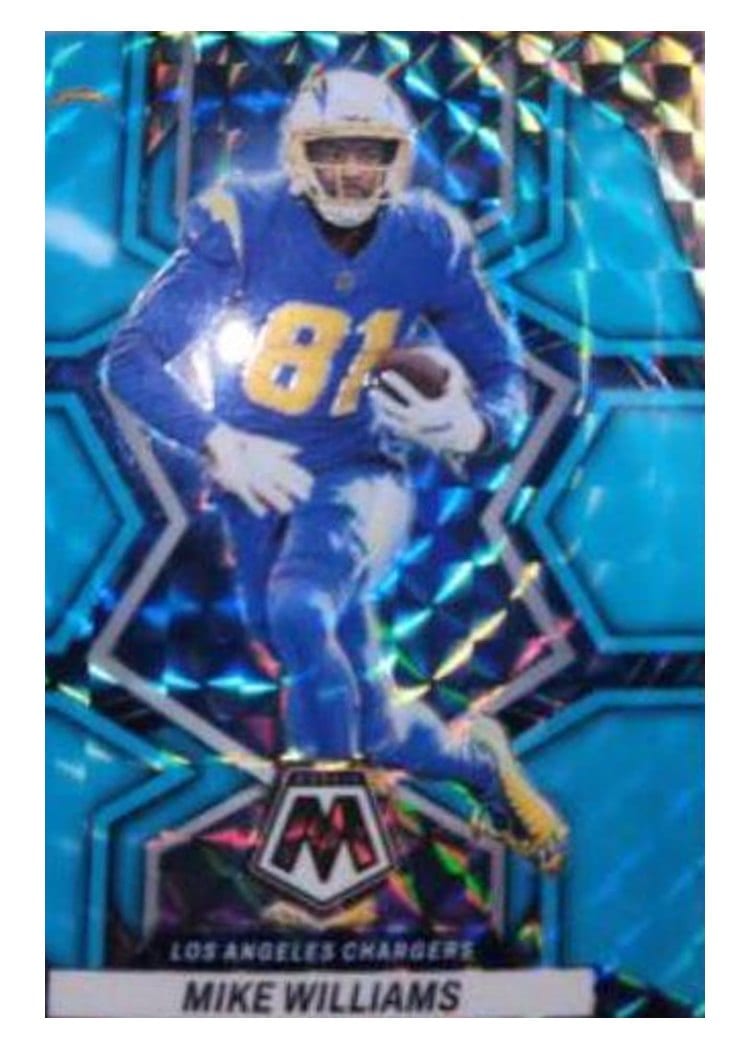 2022 Panini Mosaic Base Set Mike Williams #104 card