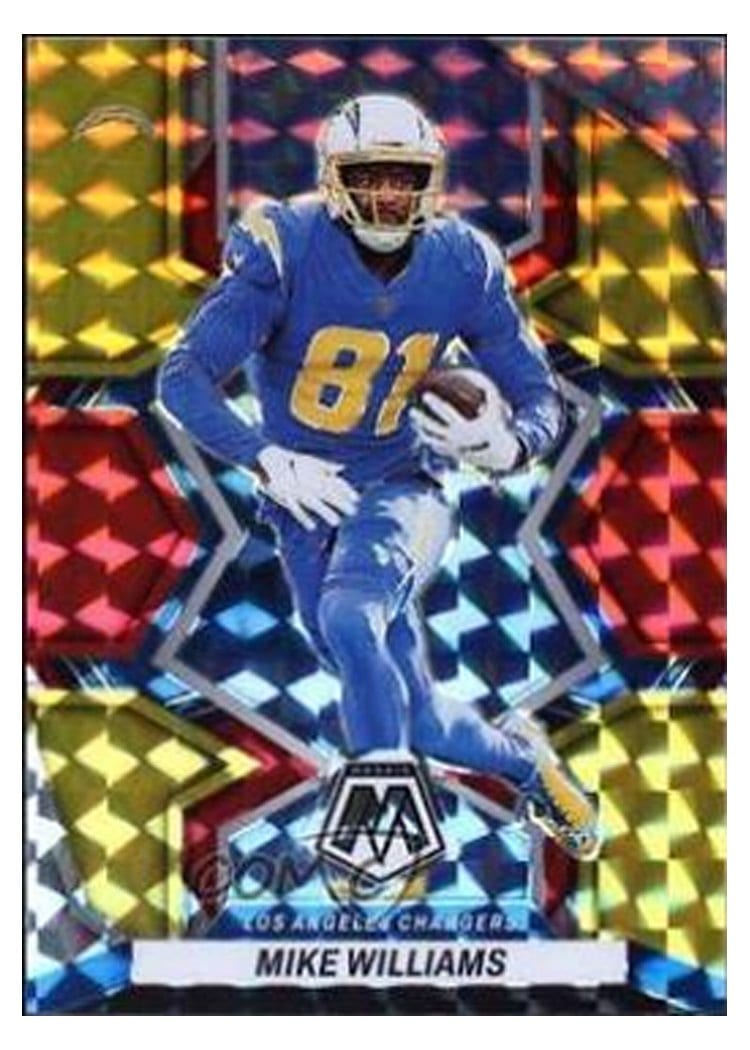 2022 Panini Mosaic Base Set Mike Williams #104 card