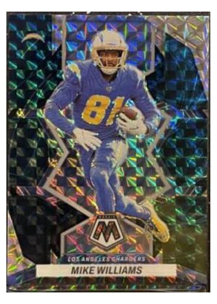 2022 Panini Mosaic Base Set Mike Williams #104 card