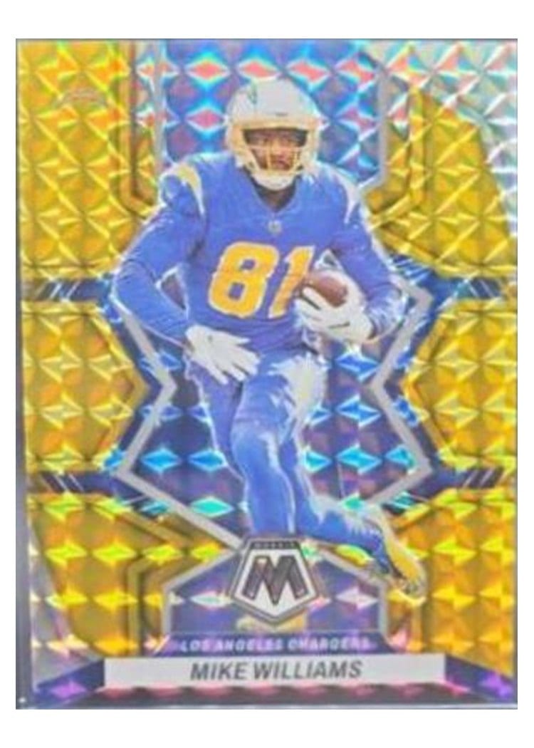 2022 Panini Mosaic Base Set Mike Williams #104 card