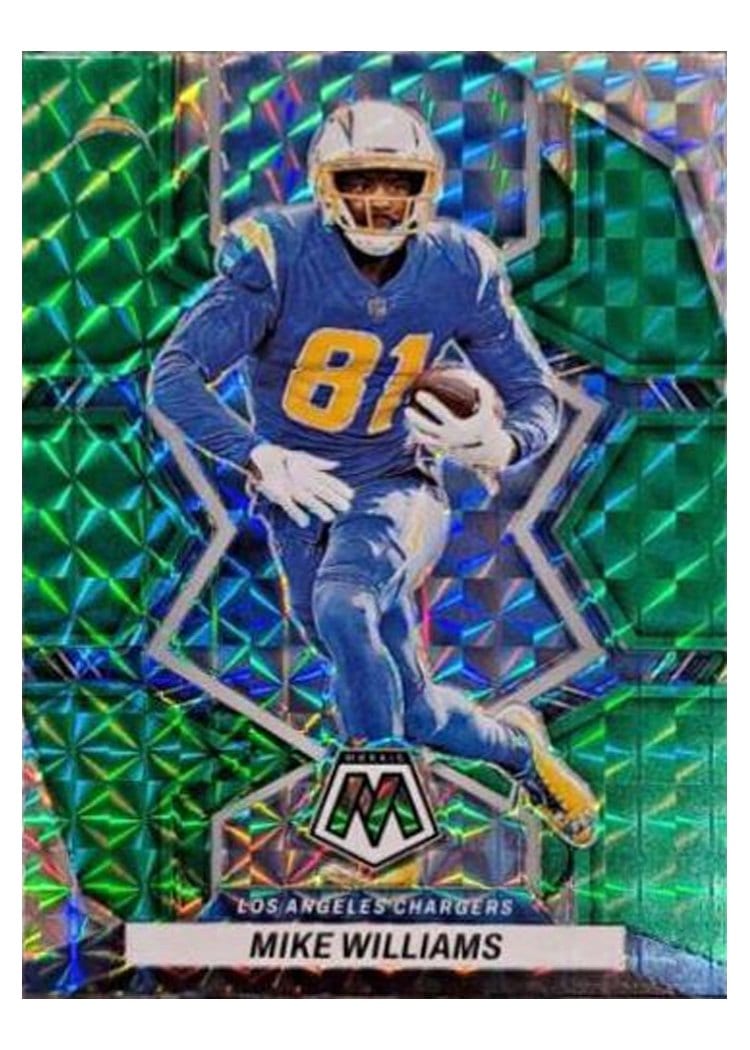 2022 Panini Mosaic Base Set Mike Williams #104 card