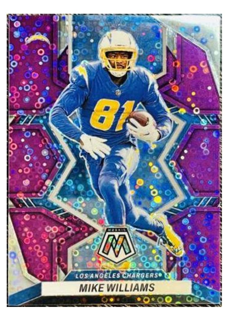 2022 Panini Mosaic Base Set Mike Williams #104 card