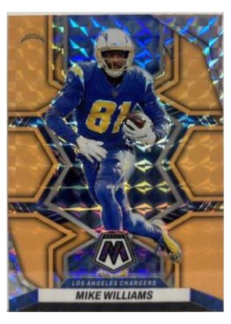 2022 Panini Mosaic Base Set Mike Williams #104 card