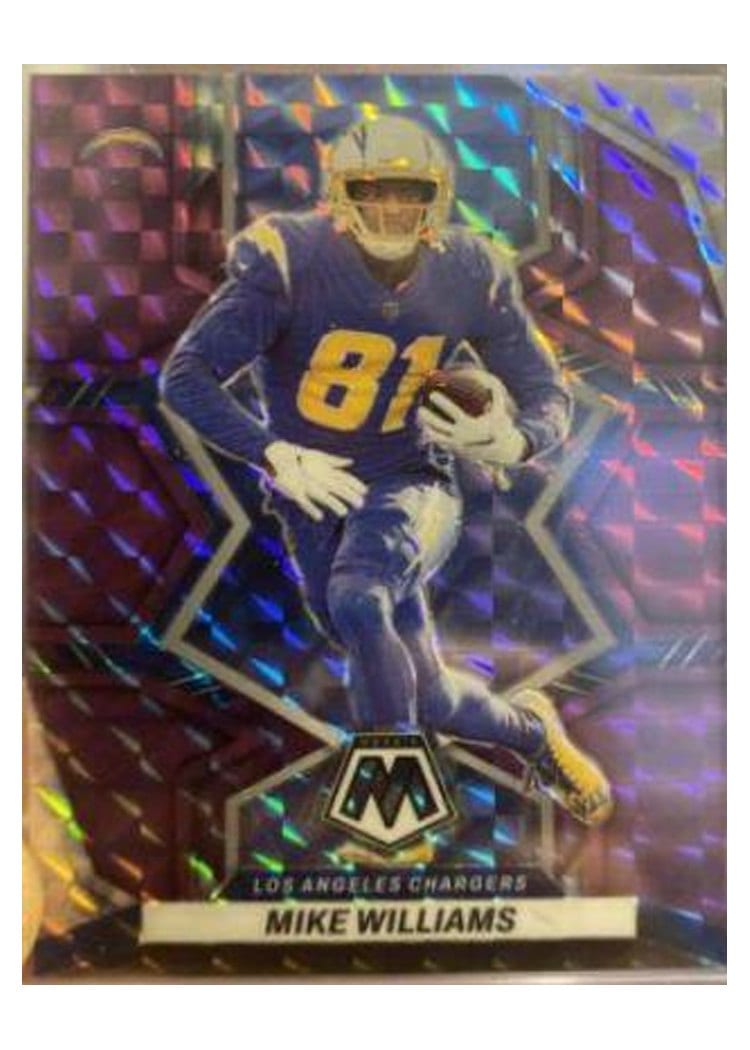 2022 Panini Mosaic Base Set Mike Williams #104 card