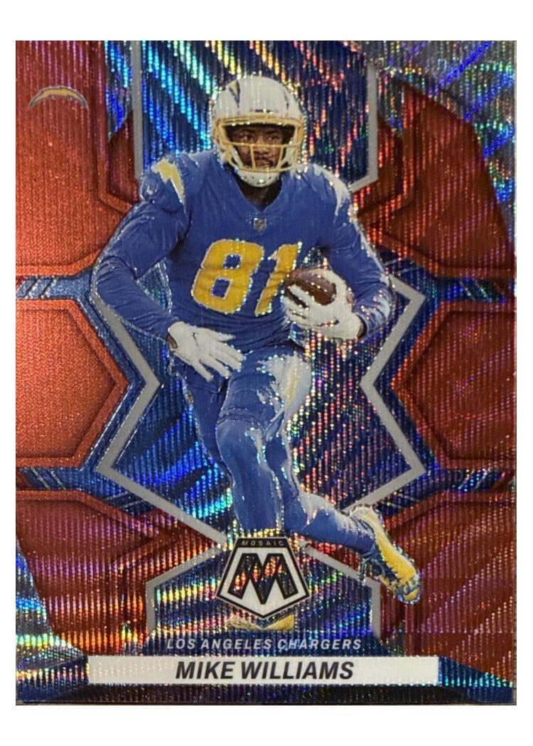 2022 Panini Mosaic Base Set Mike Williams #104 card