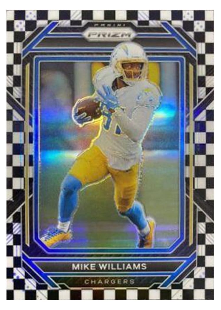 2022 Panini Prizm Base Set Mike Williams #152 card