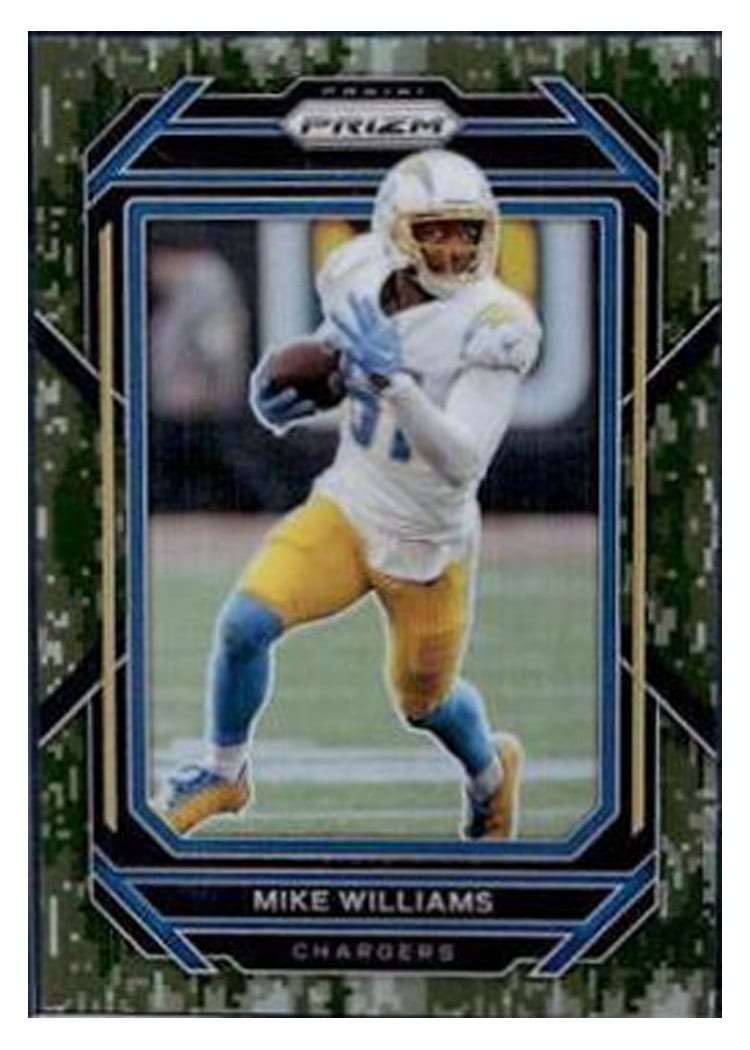 2022 Panini Prizm Base Set Mike Williams #152 card