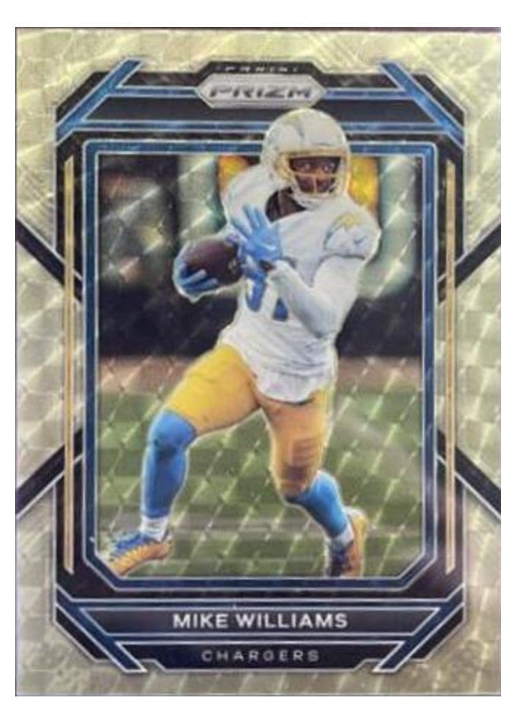 2022 Panini Prizm Base Set Mike Williams #152 card