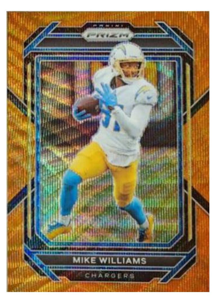 2022 Panini Prizm Base Set Mike Williams #152 card