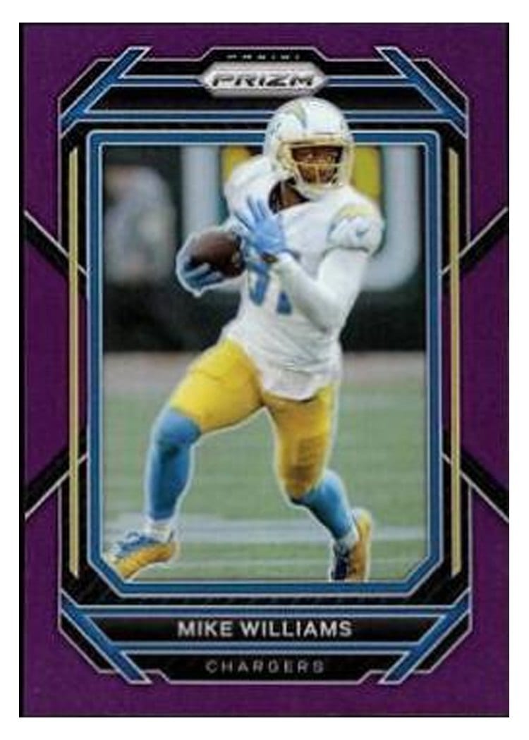 2022 Panini Prizm Base Set Mike Williams #152 card