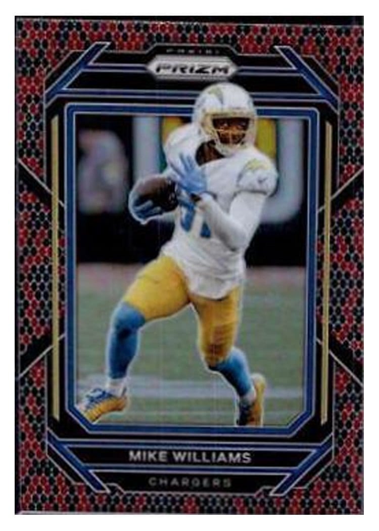 2022 Panini Prizm Base Set Mike Williams #152 card