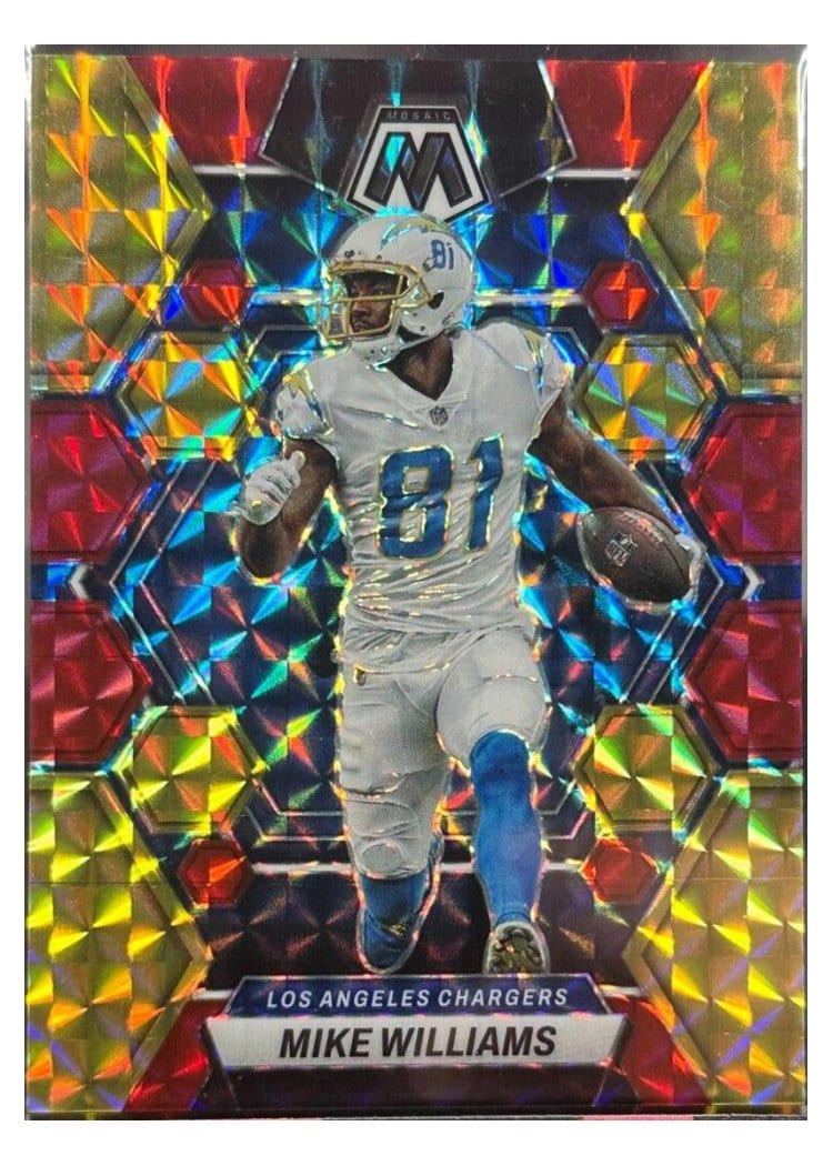 2023 Panini Mosaic Base Set Mike Williams #129 card