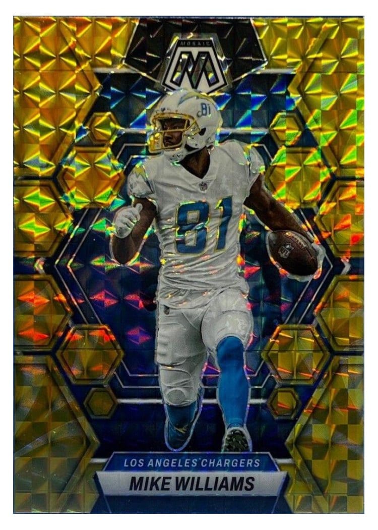2023 Panini Mosaic Base Set Mike Williams #129 card
