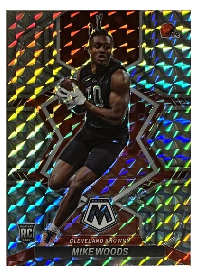 2022 Panini Mosaic Base Set Mike Woods #350 card