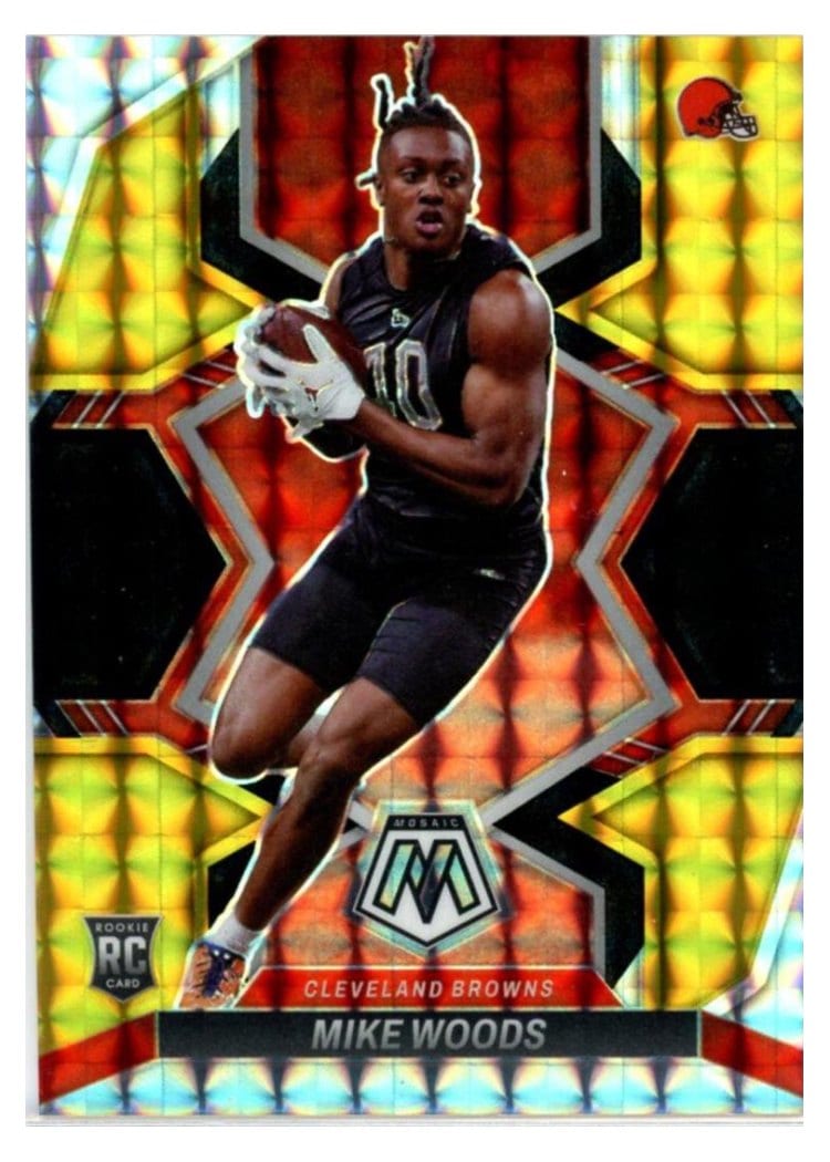 2022 Panini Mosaic Base Set Mike Woods #350 card