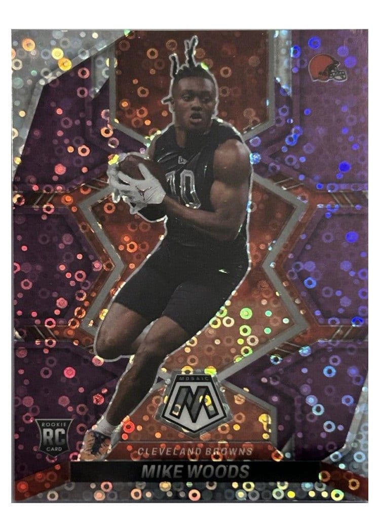 2022 Panini Mosaic Base Set Mike Woods #350 card