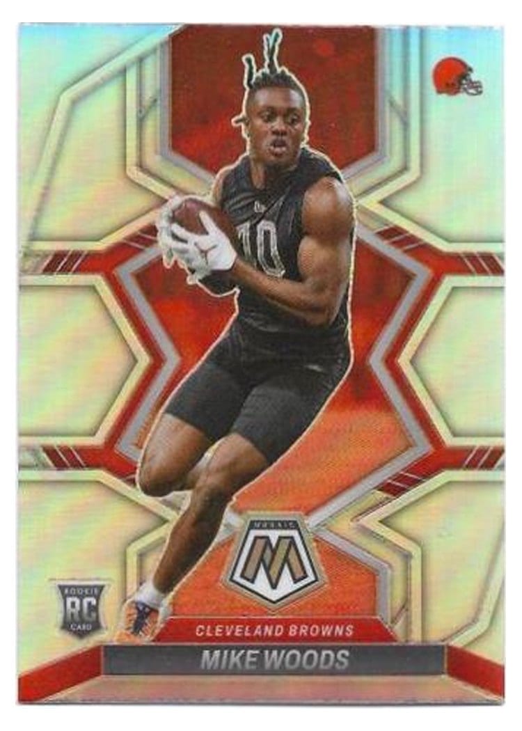 2022 Panini Mosaic Base Set Mike Woods Silver #350 card