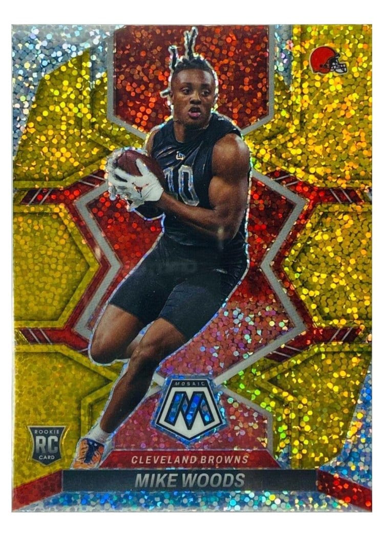 2022 Panini Mosaic Base Set Mike Woods #350 card