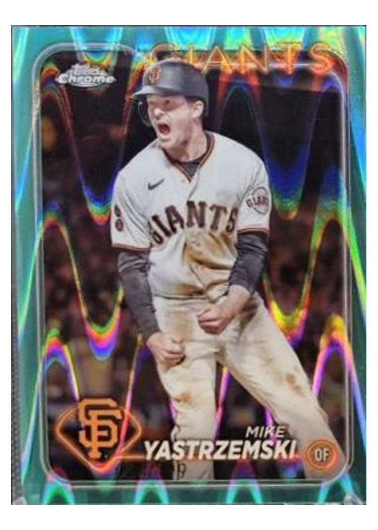 2024 Topps Chrome Base Set Mike Yastrzemski #87 card