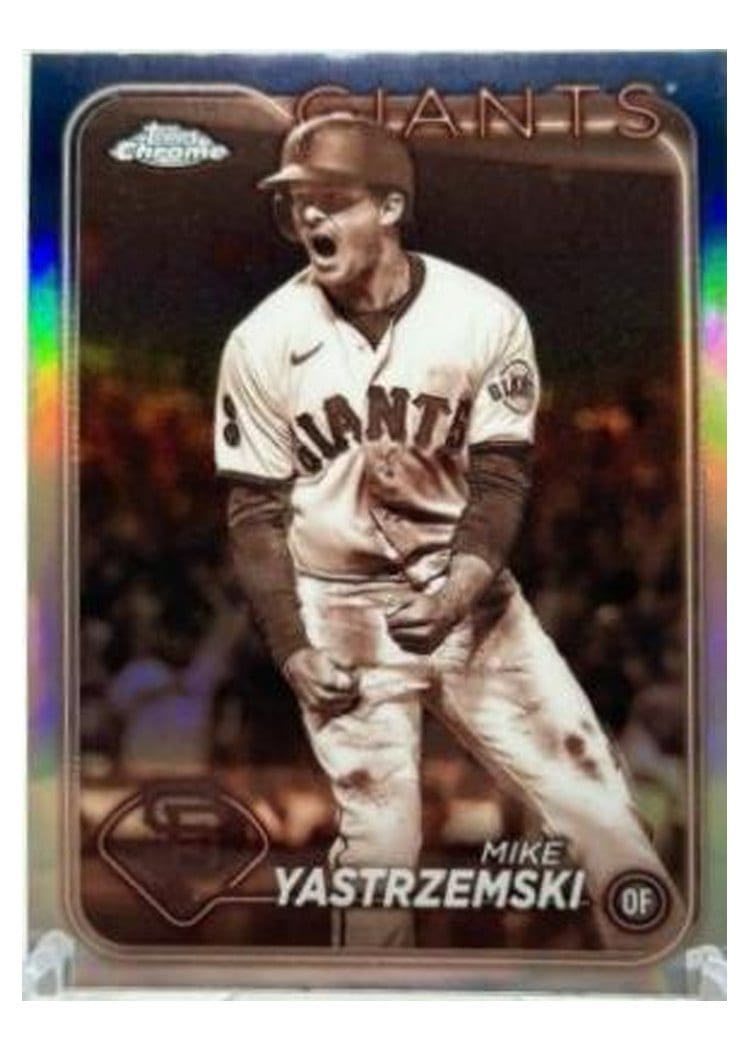 2024 Topps Chrome Base Set Mike Yastrzemski #87 card