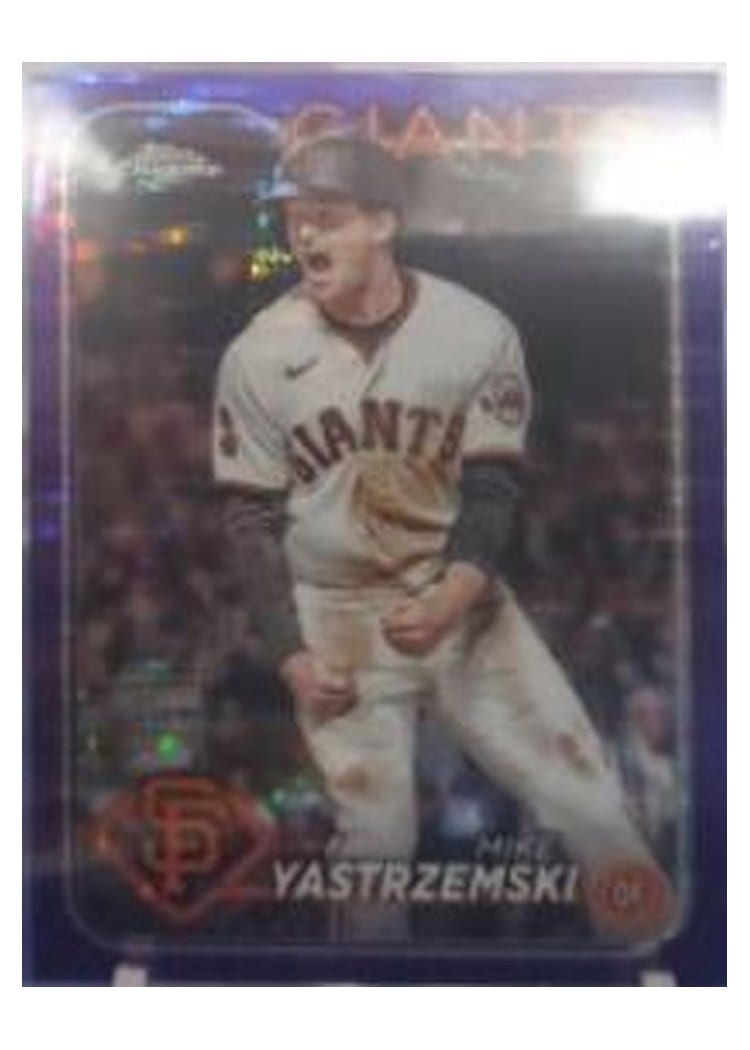 2024 Topps Chrome Base Set Mike Yastrzemski #87 card