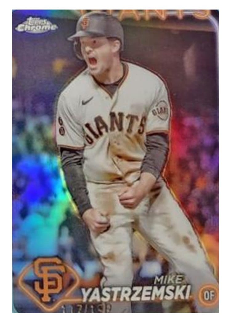 2024 Topps Chrome Base Set Mike Yastrzemski #87 card