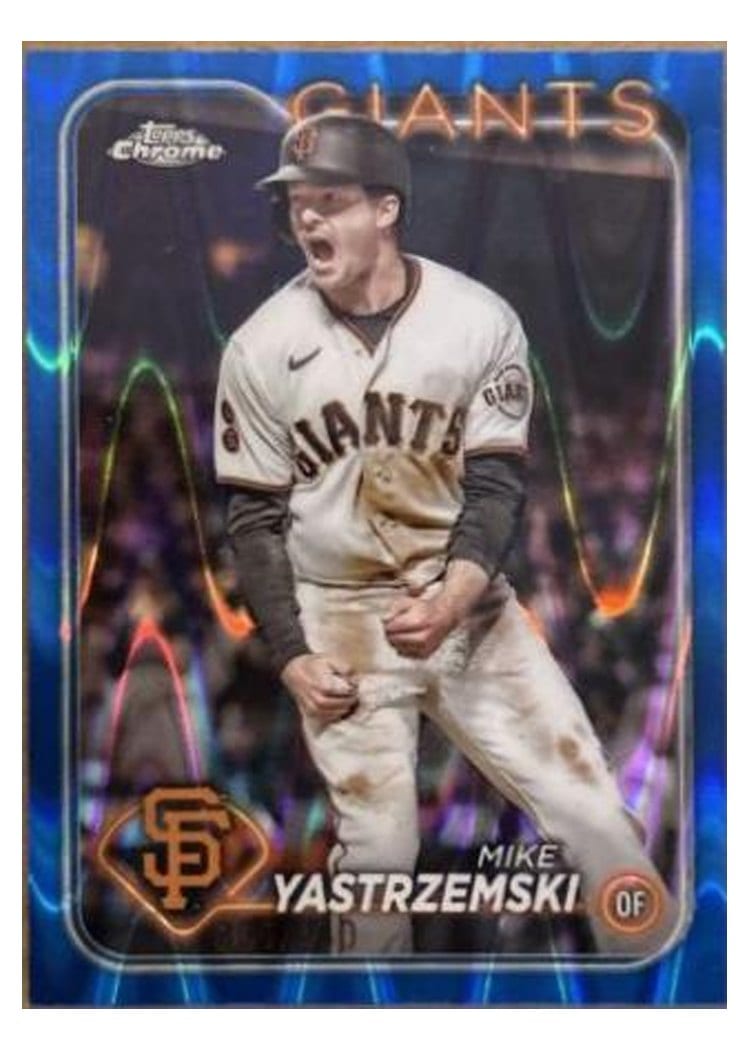 2024 Topps Chrome Base Set Mike Yastrzemski #87 card