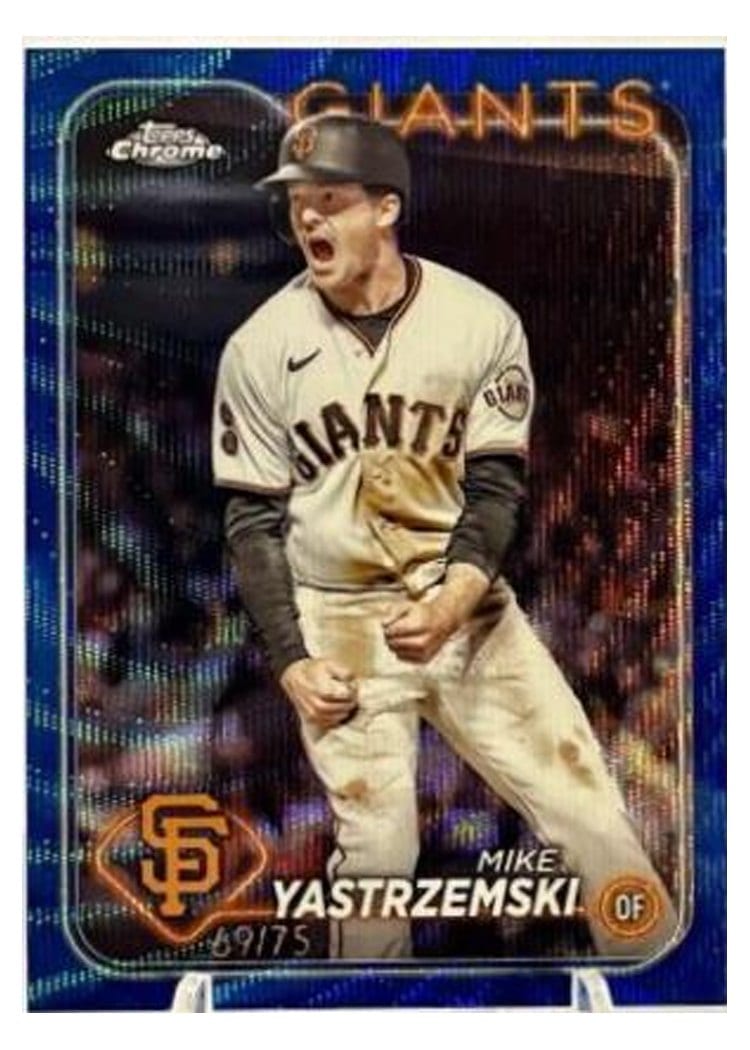 2024 Topps Chrome Base Set Mike Yastrzemski #87 card