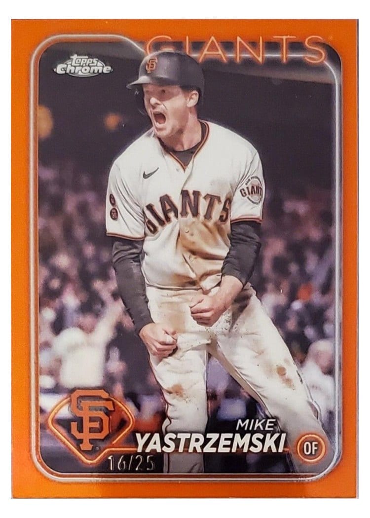 2024 Topps Chrome Base Set Mike Yastrzemski #87 card