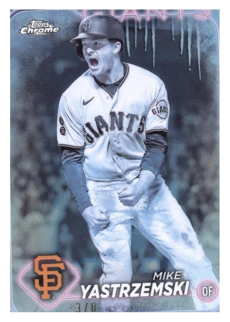 2024 Topps Chrome Base Set Mike Yastrzemski #87 card
