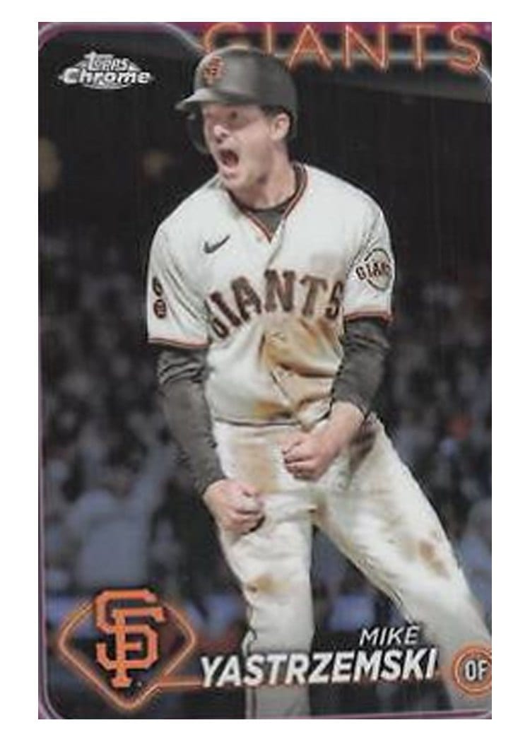 2024 Topps Chrome Base Set Mike Yastrzemski #87 card