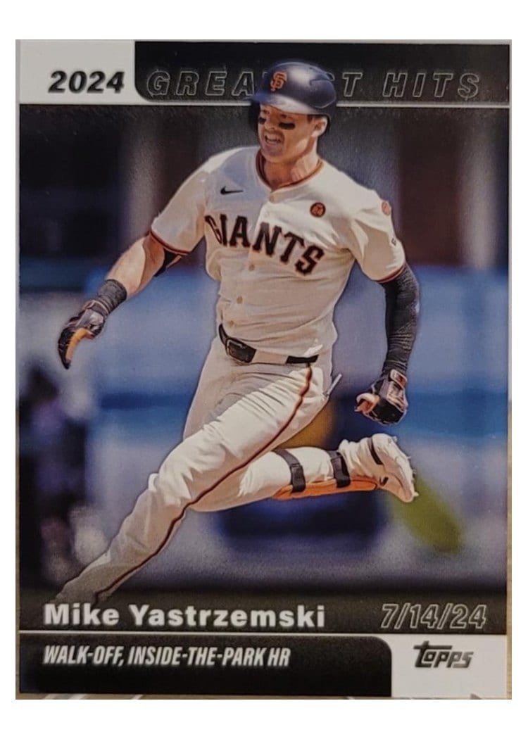 2025 Topps 2024 Greatest Hits Mike Yastrzemski #GH-19 card