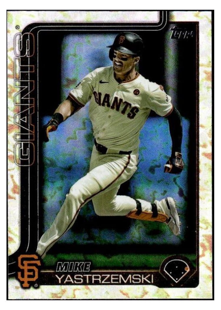 2025 Topps Base Set Mike Yastrzemski #186 card