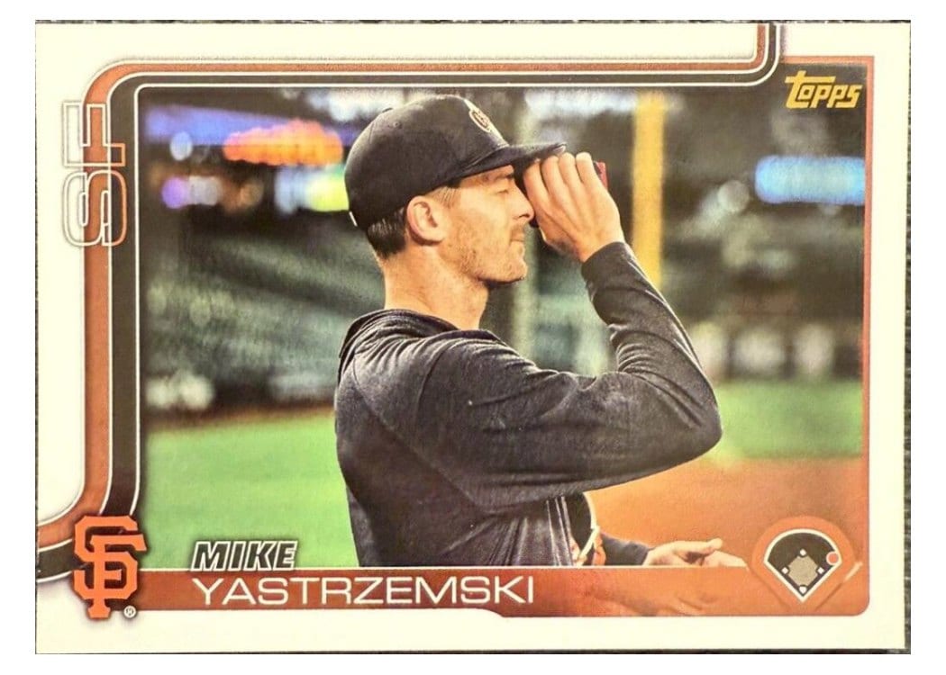 2025 Topps Base Set Mike Yastrzemski #186 card