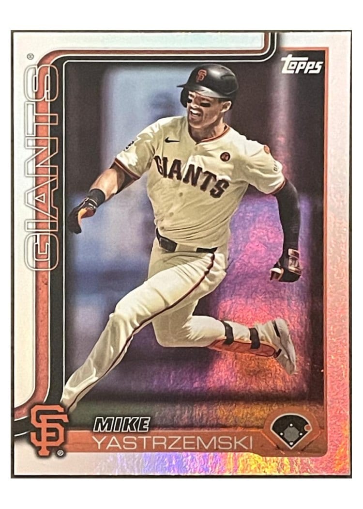 2025 Topps Base Set Mike Yastrzemski #186 card