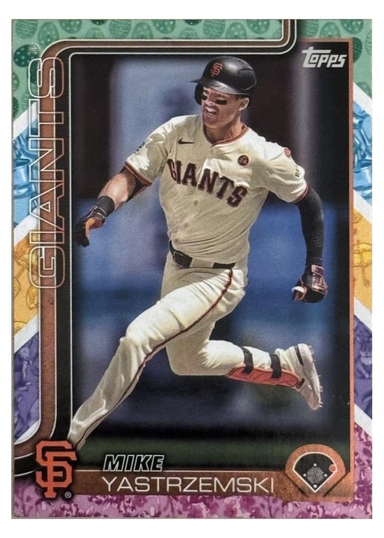 2025 Topps Base Set Mike Yastrzemski #186 card