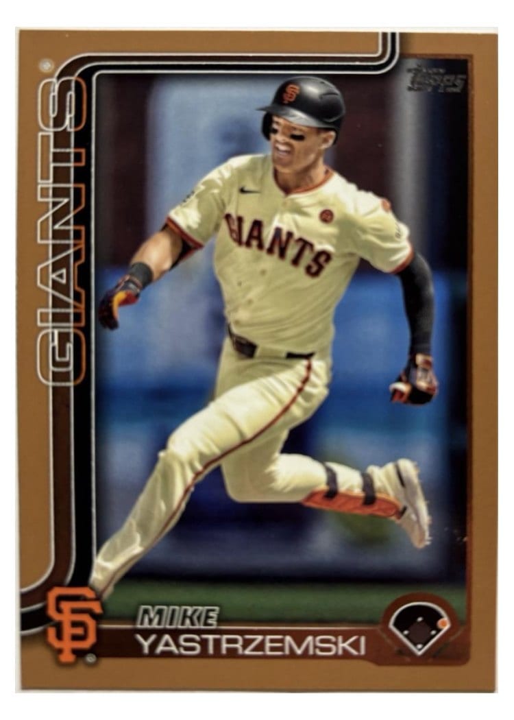 2025 Topps Base Set Mike Yastrzemski #186 card
