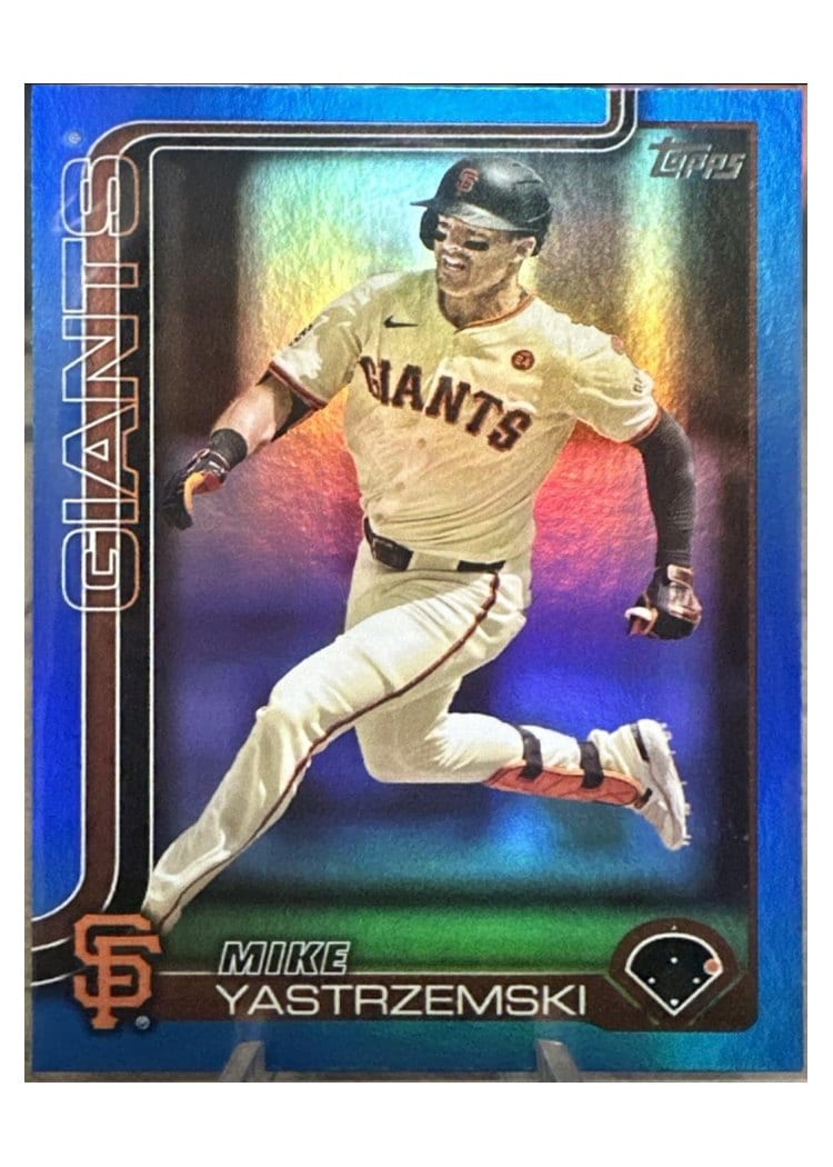 2025 Topps Base Set Mike Yastrzemski #186 card