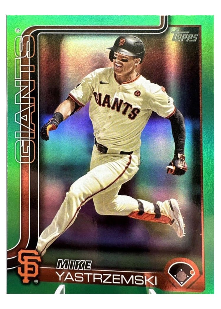 2025 Topps Base Set Mike Yastrzemski #186 card
