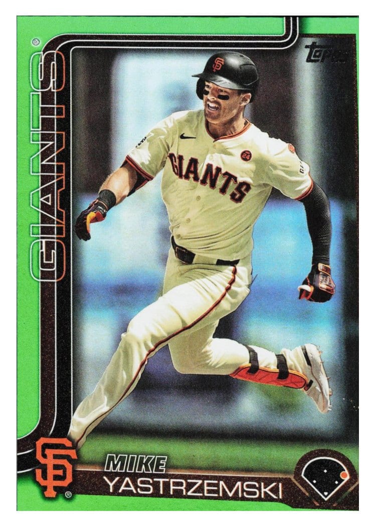 2025 Topps Base Set Mike Yastrzemski #186 card
