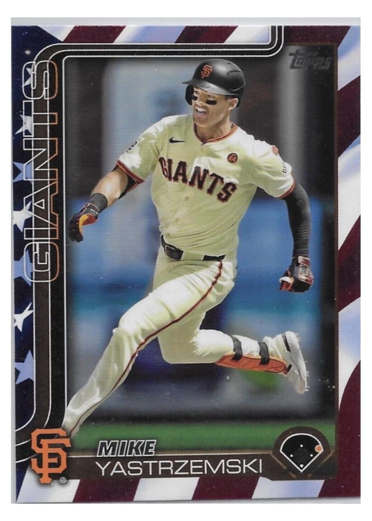2025 Topps Base Set Mike Yastrzemski #186 card
