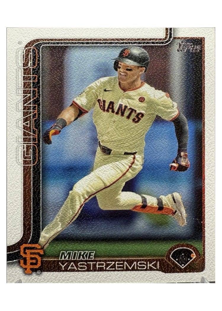 2025 Topps Base Set Mike Yastrzemski #186 card