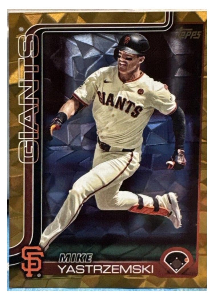 2025 Topps Base Set Mike Yastrzemski #186 card