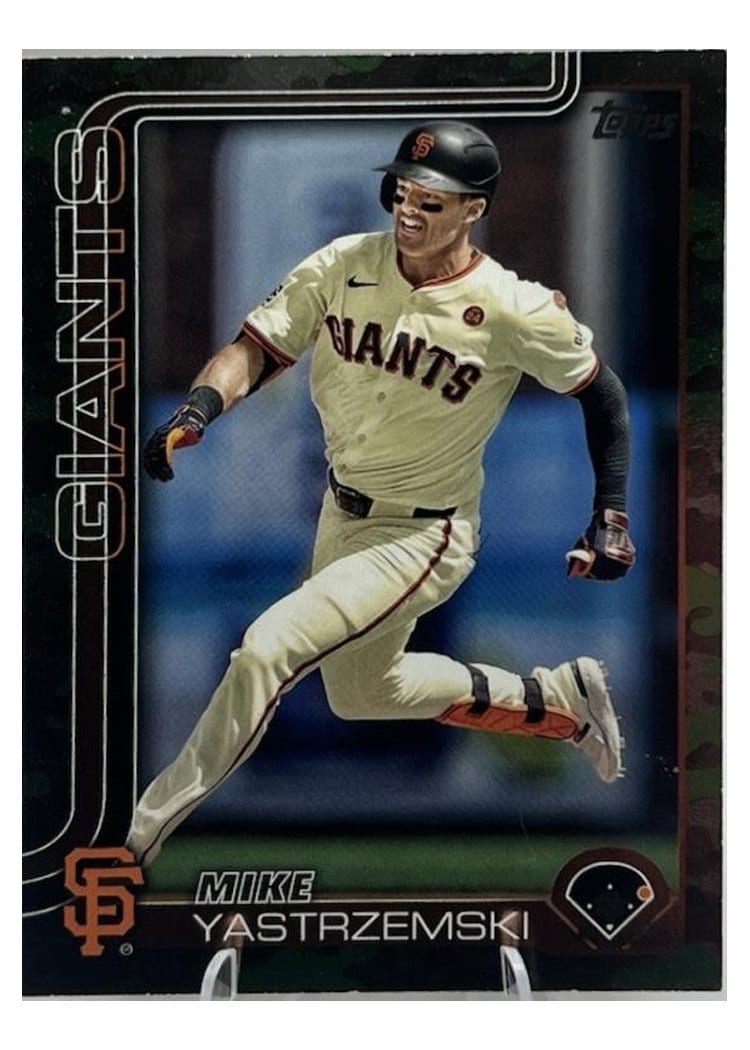 2025 Topps Base Set Mike Yastrzemski #186 card