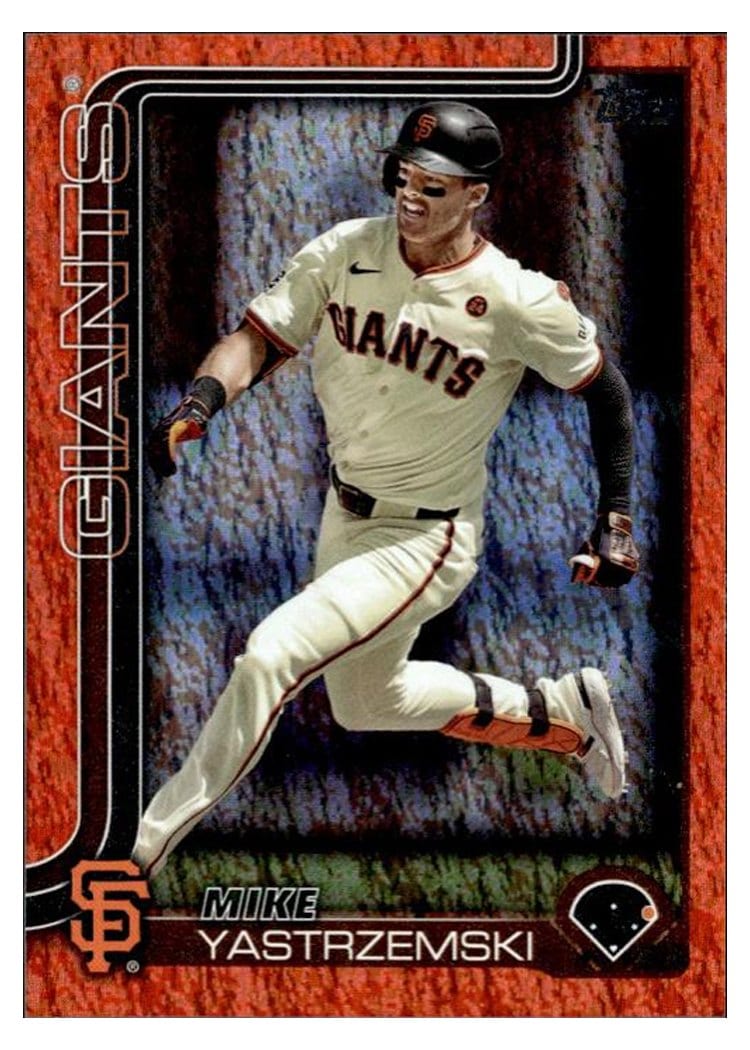2025 Topps Base Set Mike Yastrzemski #186 card