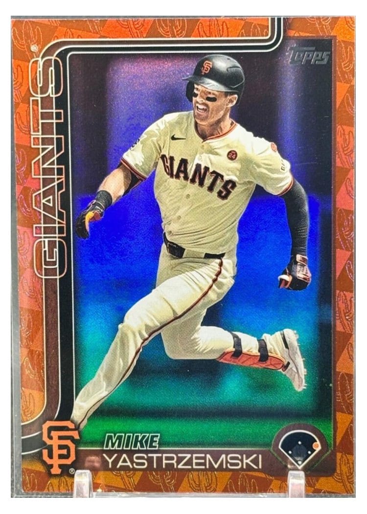 2025 Topps Base Set Mike Yastrzemski #186 card