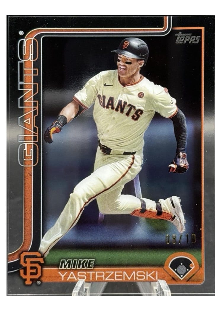2025 Topps Base Set Mike Yastrzemski #186 card