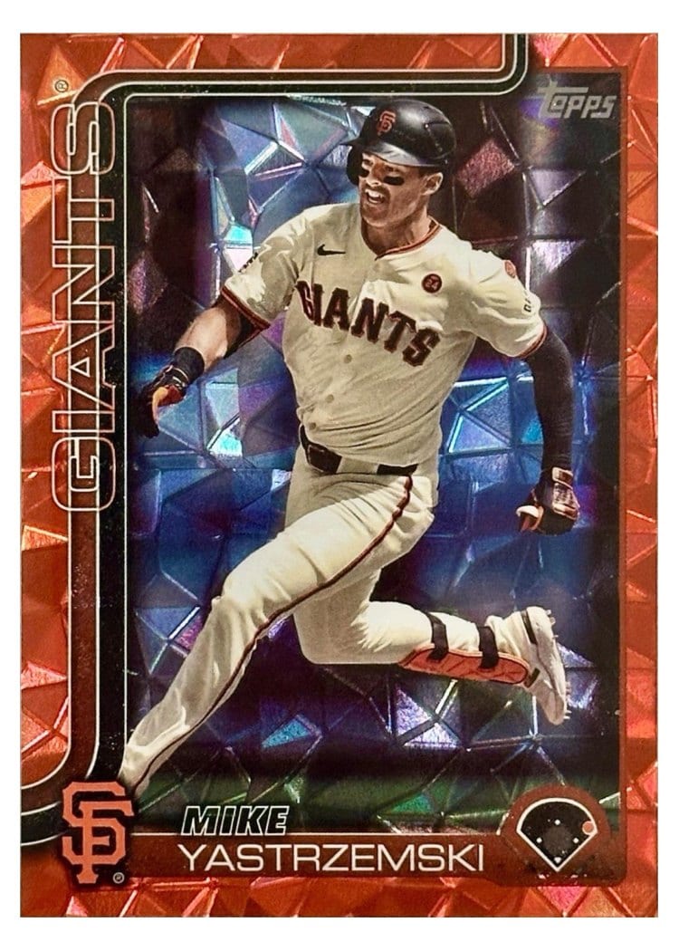 2025 Topps Base Set Mike Yastrzemski #186 card